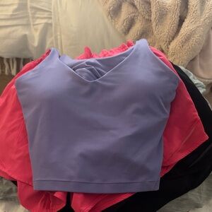 lululemon athletica Purple Crop Top